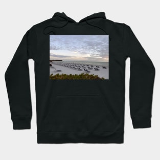 Chairs at Sarasota Beach Hoodie